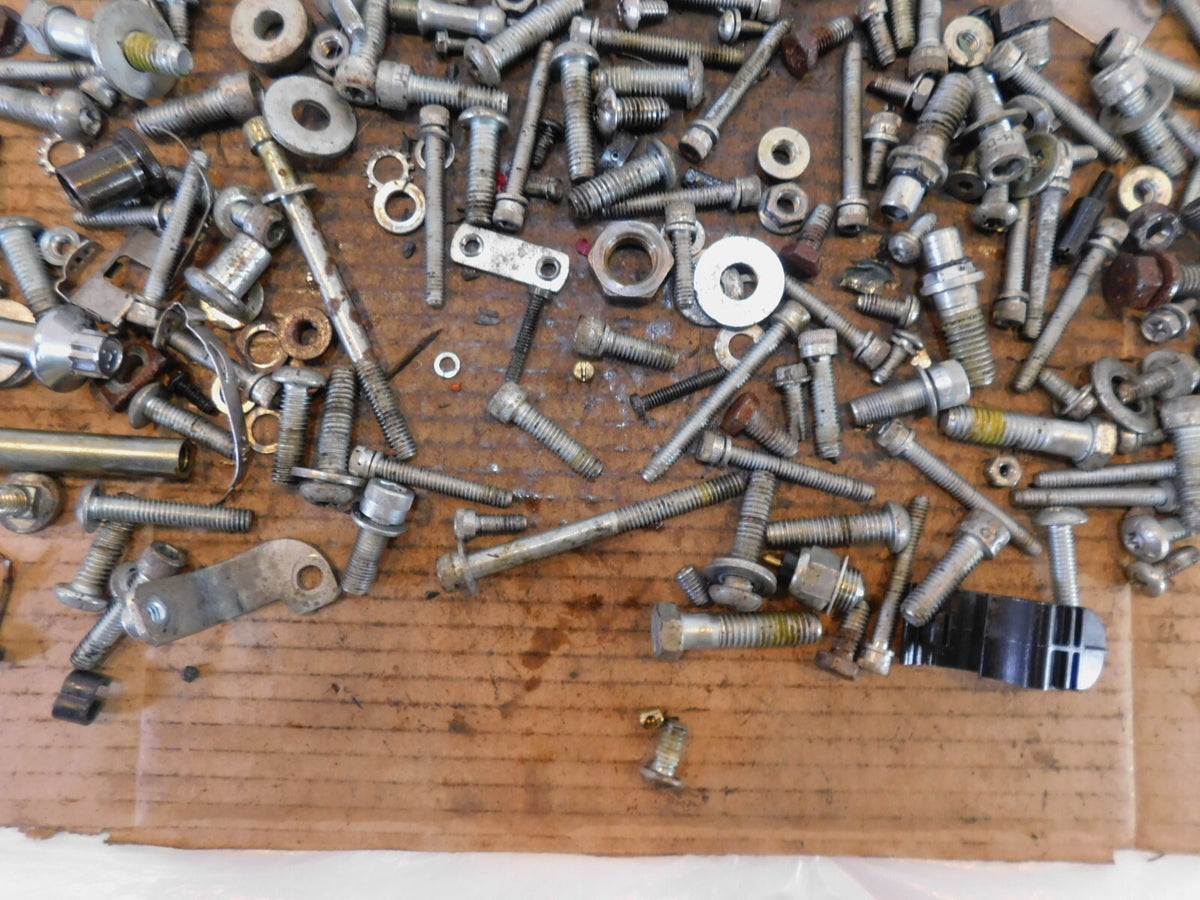 08 Harley Davidson Sportster 883 Custom Hardware Nut Bolt Brackets Parts Box Lot - C3 Cycle