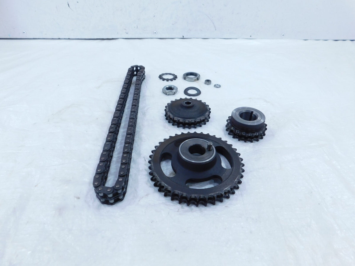 1976 Moto Guzzi Convert V1000 Engine Camshaft Cam Timing Sprocket Gears & Chain - C3 Cycle