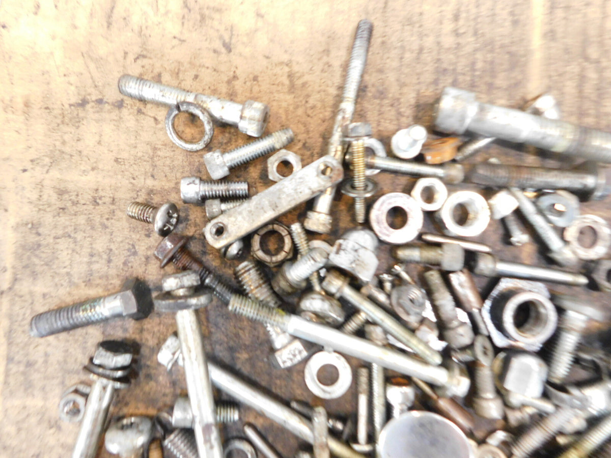 1996 Harley Davidson Sportster 883 Nuts Bolts & Brackets Parts Box Lot - C3 Cycle