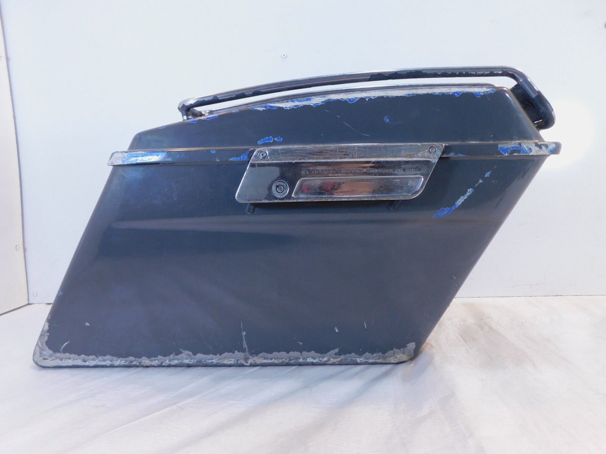 Harley Davidson Road King Street & Electra Glide Black Right Saddlebag Assembly - C3 Cycle