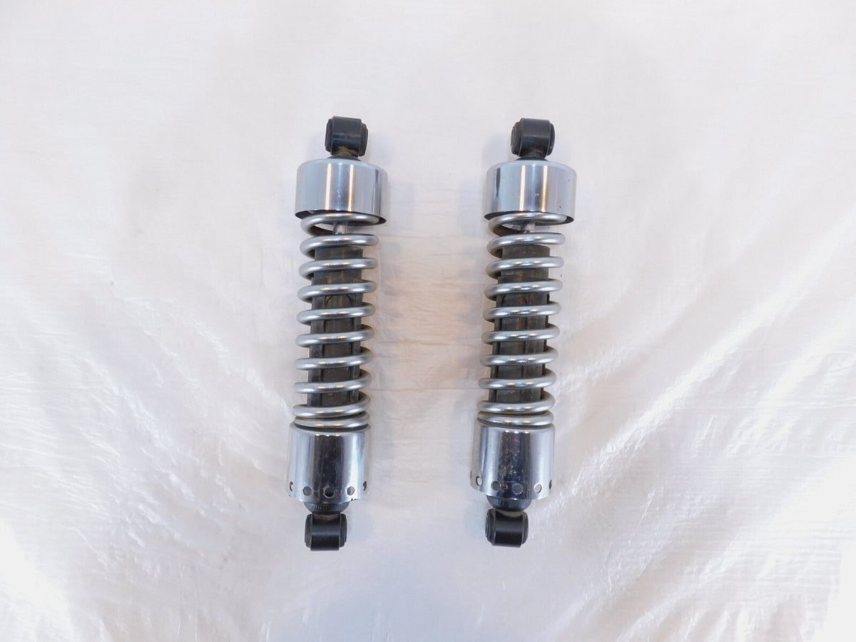 Harley Davidson Dyna Wide Glide & Street Bob Chrome Rear Shock Absorbers 12" - C3 Cycle