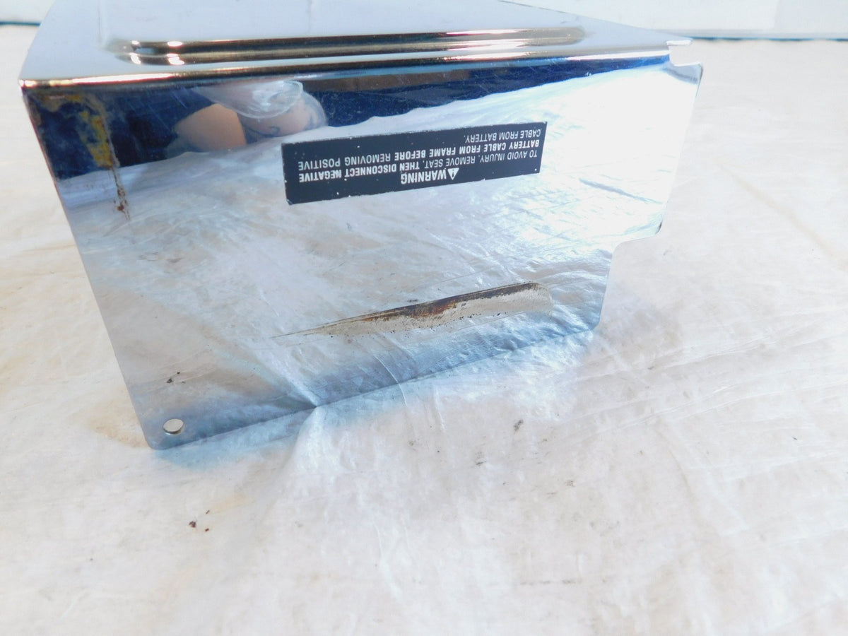 Harley Davidson Dyna Wide Glide & Low Rider Chrome Battery Box Side Cover - C3 Cycle