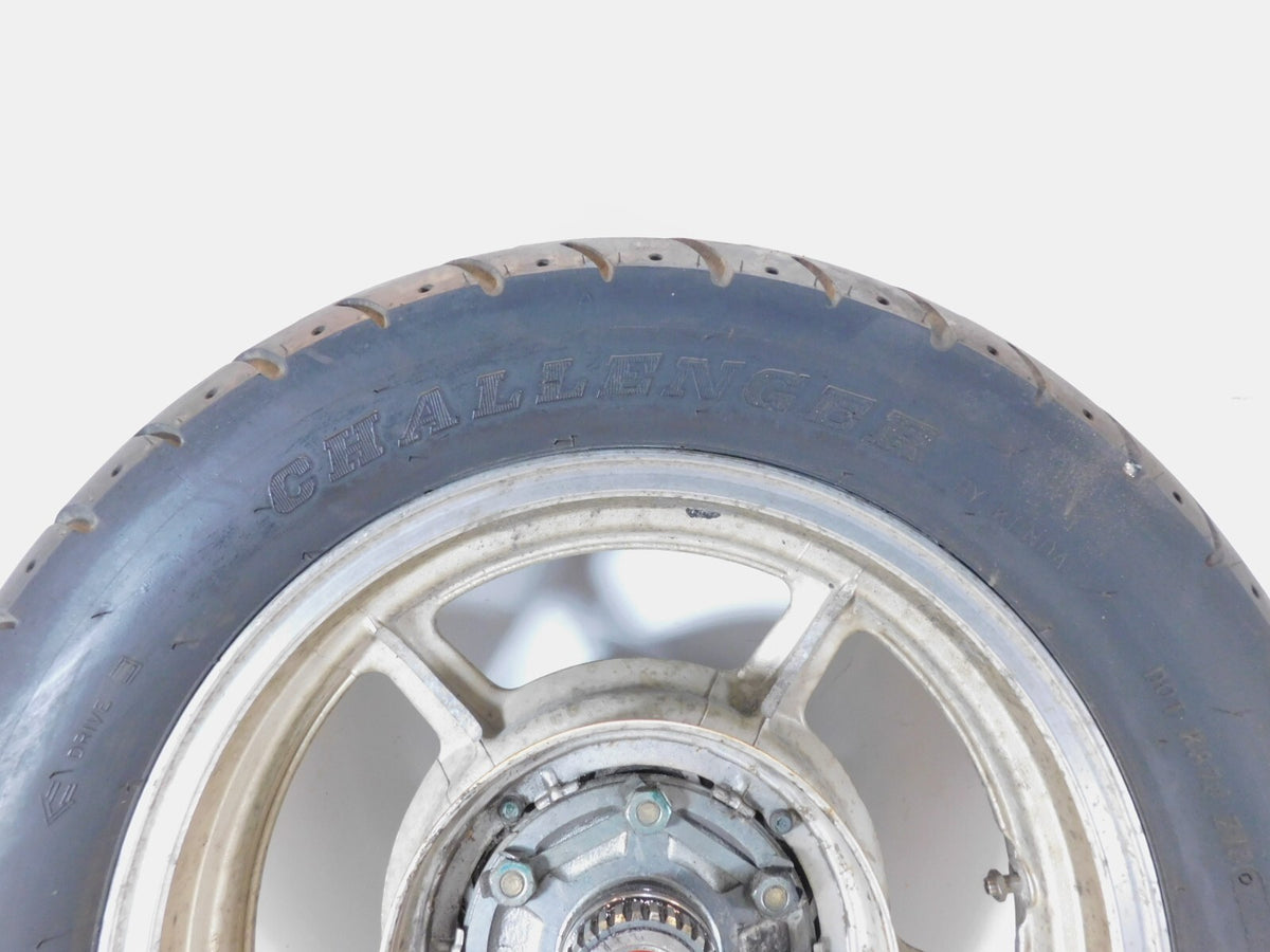 1984-1999 Yamaha Virago 750 1000 1100 XV700 XV750 Silver Rear Wheel Rim & Tire - C3 Cycle