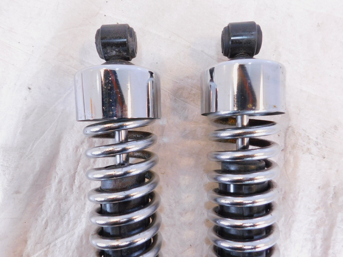 One Harley Davidson Dyna Super & Wide Glide 12 1/2" Chrome Rear Shock Absorbers - C3 Cycle