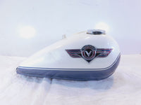 97-03 Kawasaki Vulcan 1500 Classic White & Blue Gas Fuel Petrol Tank Reservoir - C3 Cycle