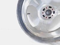 02-03 Kawasaki Vulcan 1500 VN1500 Mean Streak Front Silver Wheel Rim -For Parts - C3 Cycle