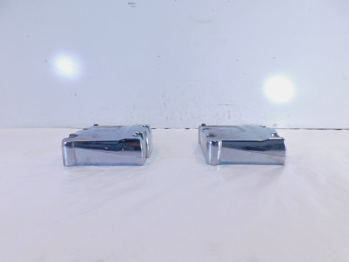 Harley Davidson Touring Dyna & Softail Chrome Cylinder Head Rocker Boxes