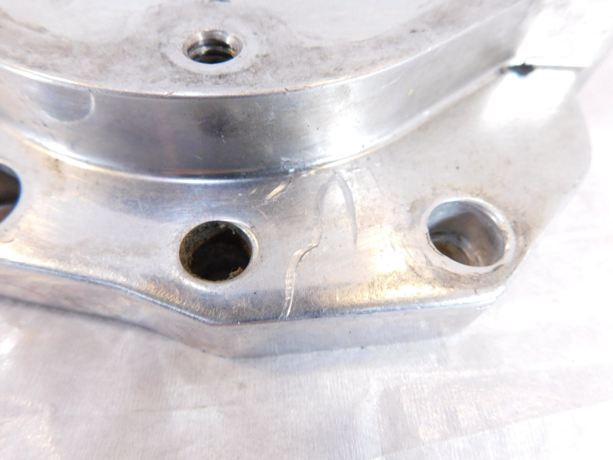 Harley EVO Electra & Tour Glide Polished Transmission Trap Door Bearing Housing