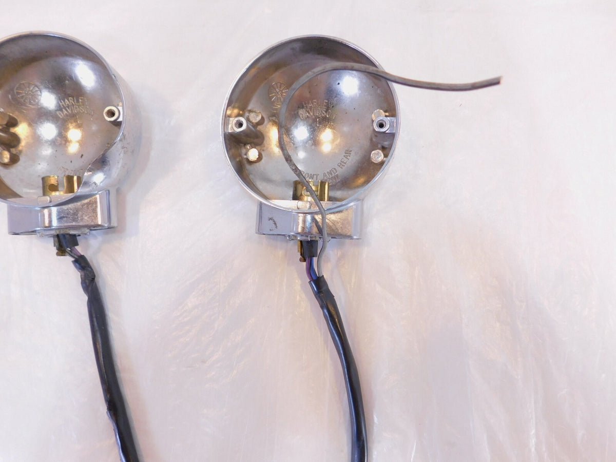 Harley Touring Electra Glide Road King Front Turn Signal Indicator Housings - C3 Cycle