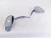 Harley Davidson FXR Softail Dyna Sportster Left/Right Chrome Rear View Mirrors - C3 Cycle
