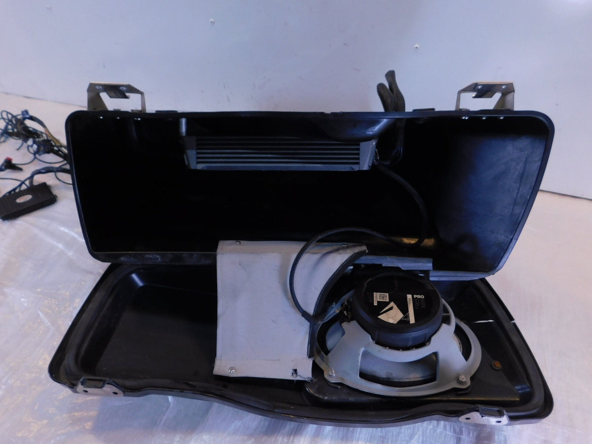 1999 Harley Davidson Touring Road Glide FLTR Black Speaker Luggage Saddlebag Bag - C3 Cycle