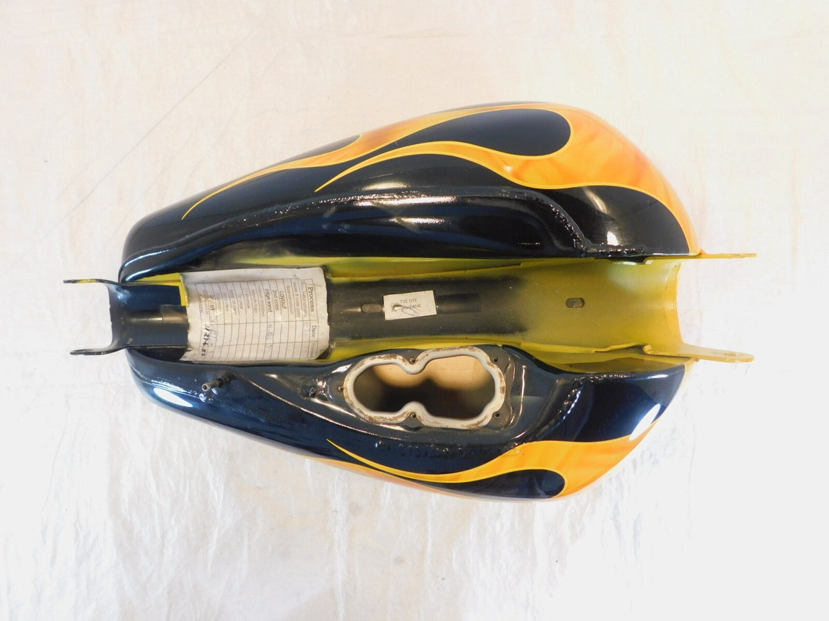 2007-2017 Harley Sportster 883 & 1200 Custom Limited Edition Flame Fuel Tank - C3 Cycle