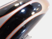 Harley Davidson Dyna Wide Glide Flames Custom Style Front Wheel Cover Fender - C3 Cycle