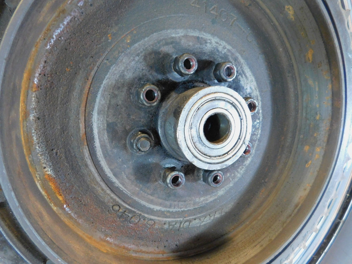 1970-1977 Harley Davidson XLH Ironhead Sportster 900 1000 Laced Rear Wheel -BENT - C3 Cycle