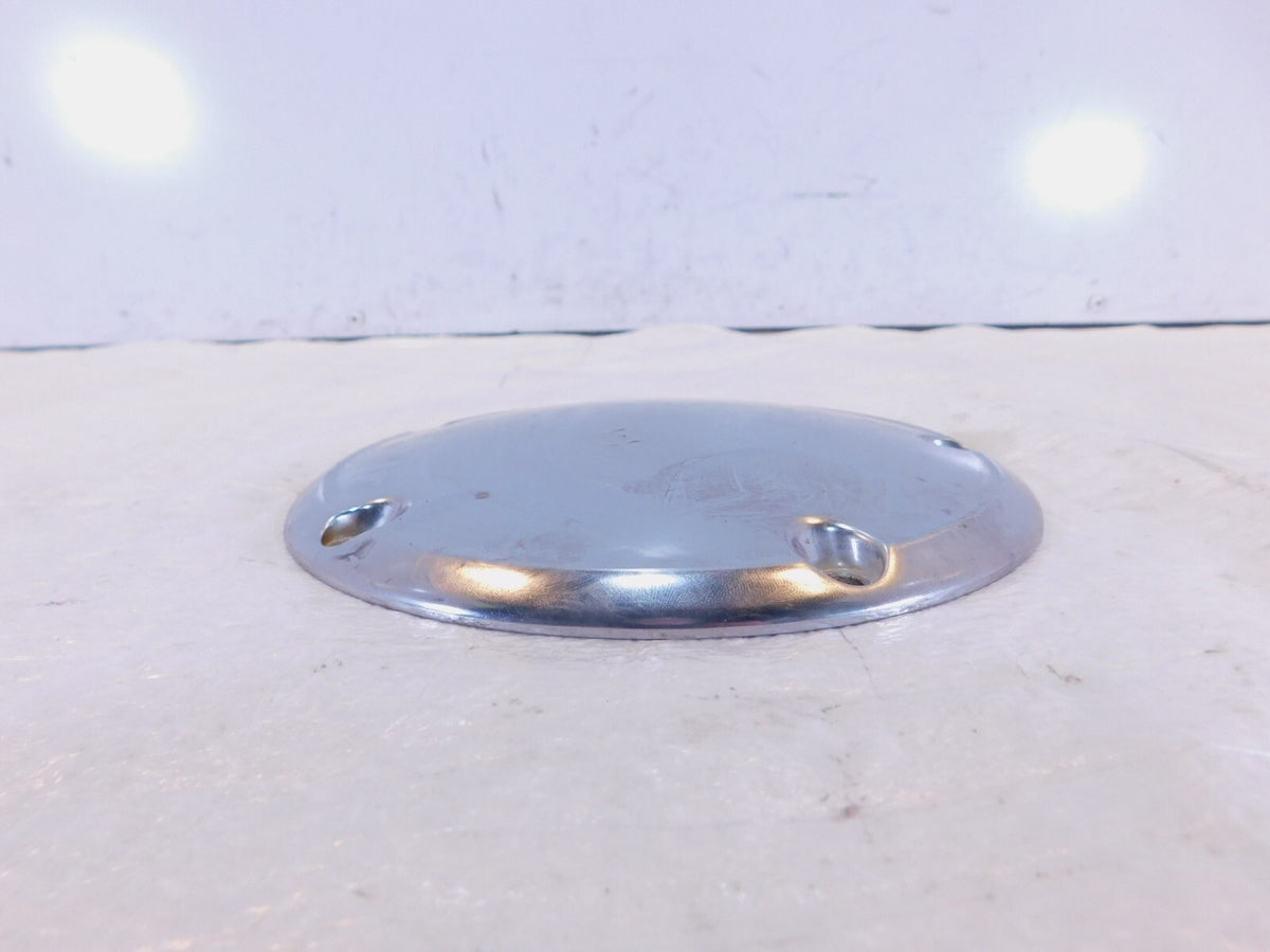 Harley Davidson Twin Cam Dyna Softail Left Engine Chrome Derby Clutch Cover - C3 Cycle