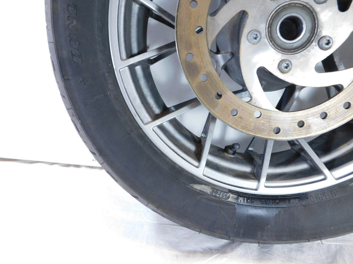 Harley Davidson Sportster Nightster RH975 Spoked Rear Wheel Rim & Tire - Bent - C3 Cycle