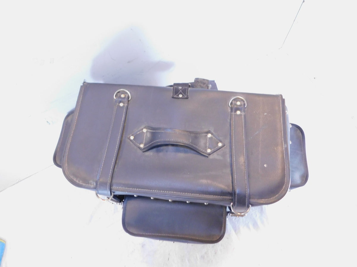 1999-2007 Honda Shadow VT600CD Deluxe Black Rear Luggage Storage Bag Tour Pack - C3 Cycle