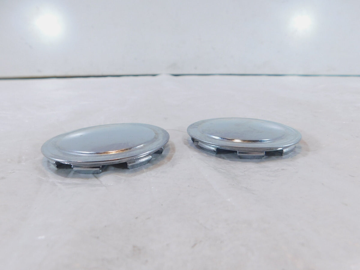 86-99 Yamaha XJ750J Maxim 750 XV1100 Rear Swingarm Pivot Bolt Cap Covers Pair - C3 Cycle