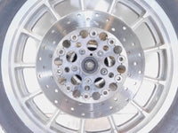 1996-1999 Harley Sportster 883 & 1200 Silver Dual Disc Front Wheel Rim & Rotors - C3 Cycle