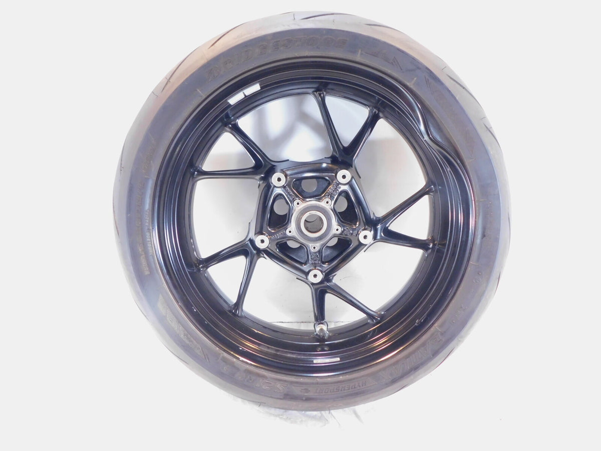 2020 2021 2022 2023 BMW F900R F900XR Black Rear Back Cast Wheel Rim - Bent - C3 Cycle