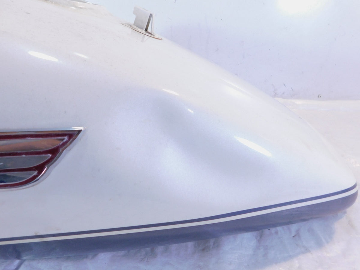97-03 Kawasaki Vulcan 1500 Classic White & Blue Gas Fuel Petrol Tank Reservoir - C3 Cycle
