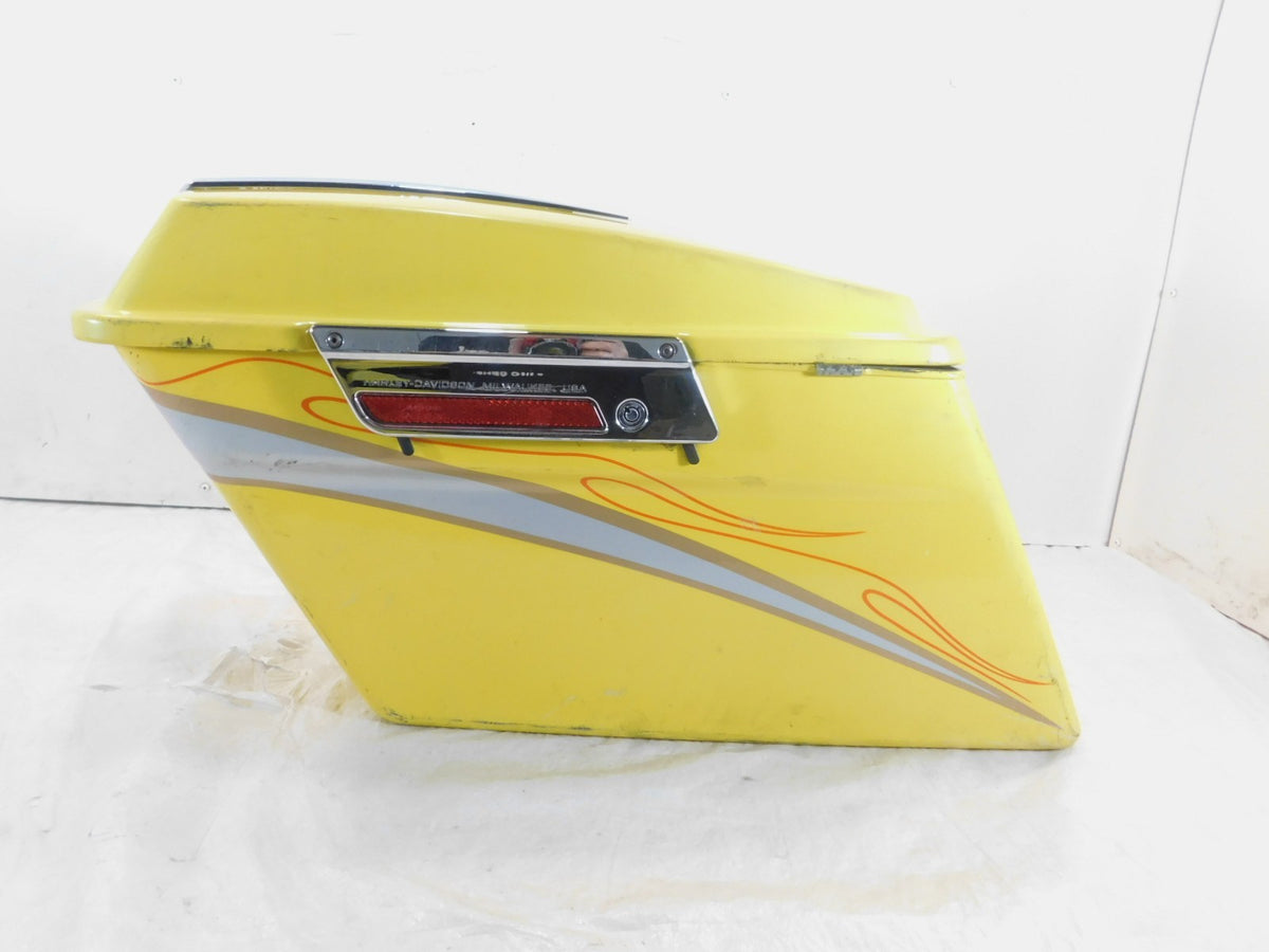 Harley Right Left Road King Street & Electra Glide CVO Sunrise Yellow Saddlebags - C3 Cycle