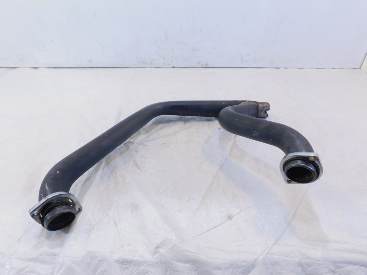 2002 & 2003 Indian Gilroy Scout Black 2 Into 1 Engine Exhaust Header Pipes - C3 Cycle