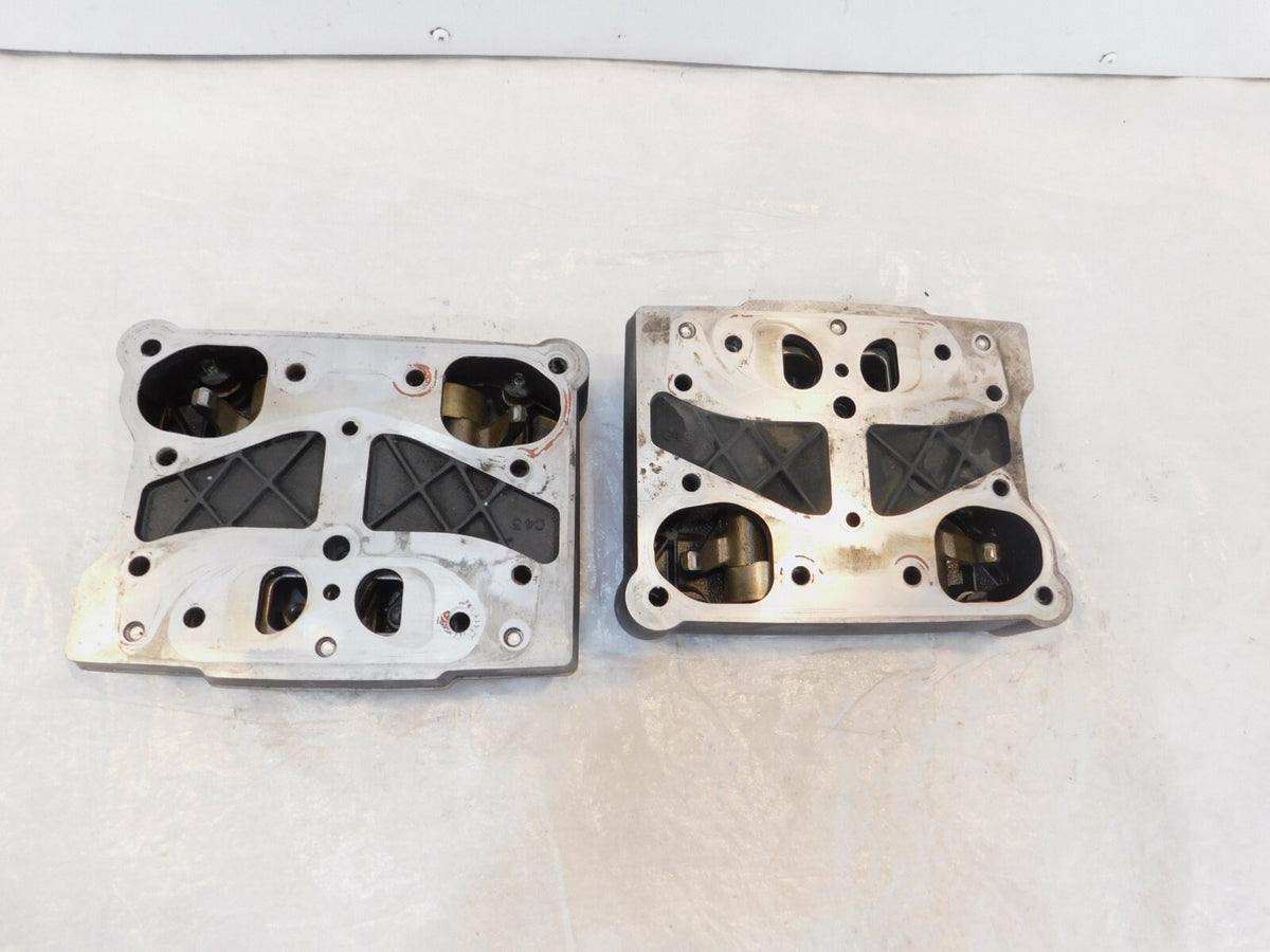 Harley Davidson Touring Dyna & Softail Black Wrinkle Cylinder Head Rocker Boxes - C3 Cycle