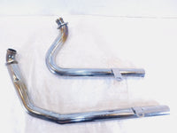 2002 & 2003 Indian Gilroy Scout Chrome Front & Rear Exhaust Header Pipe Mufflers - C3 Cycle