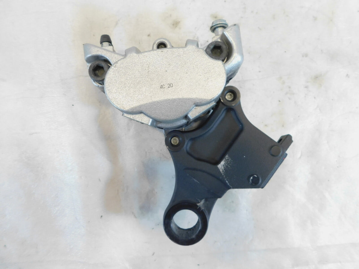Harley Sportster 883 & 1200 Silver Rear Foot Brake Disc Caliper w/Bracket - C3 Cycle