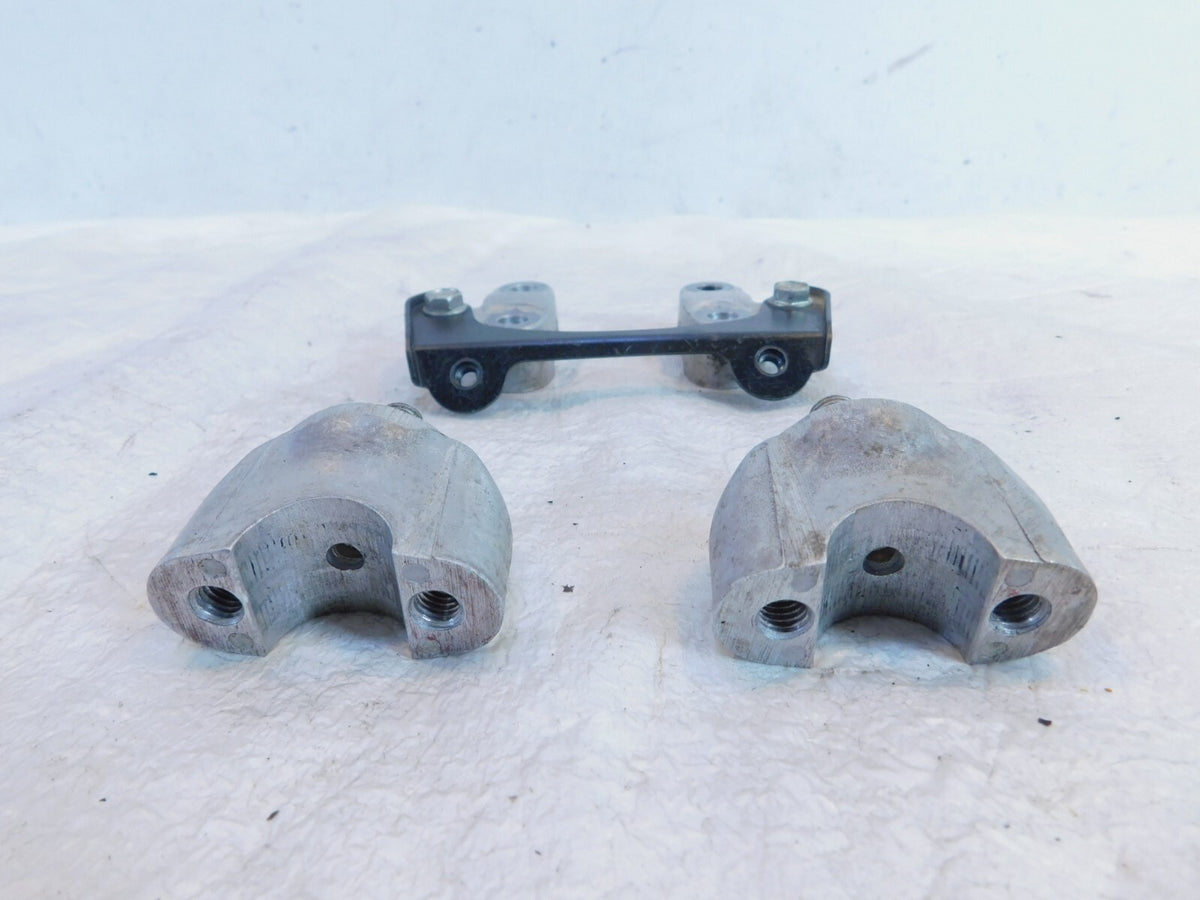 2002-2013 Honda FSC600 Silver Wing 600 Front Handlebar Riser Clamp Brackets - C3 Cycle