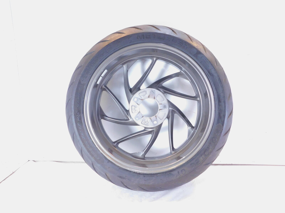 2011-2016 11-16 BMW K1600 GT K1600GT Ostra Gray Rear Wheel Rim & Tire - 6x17 - C3 Cycle