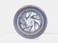 2011-2016 11-16 BMW K1600 GT K1600GT Ostra Gray Rear Wheel Rim & Tire - 6x17 - C3 Cycle
