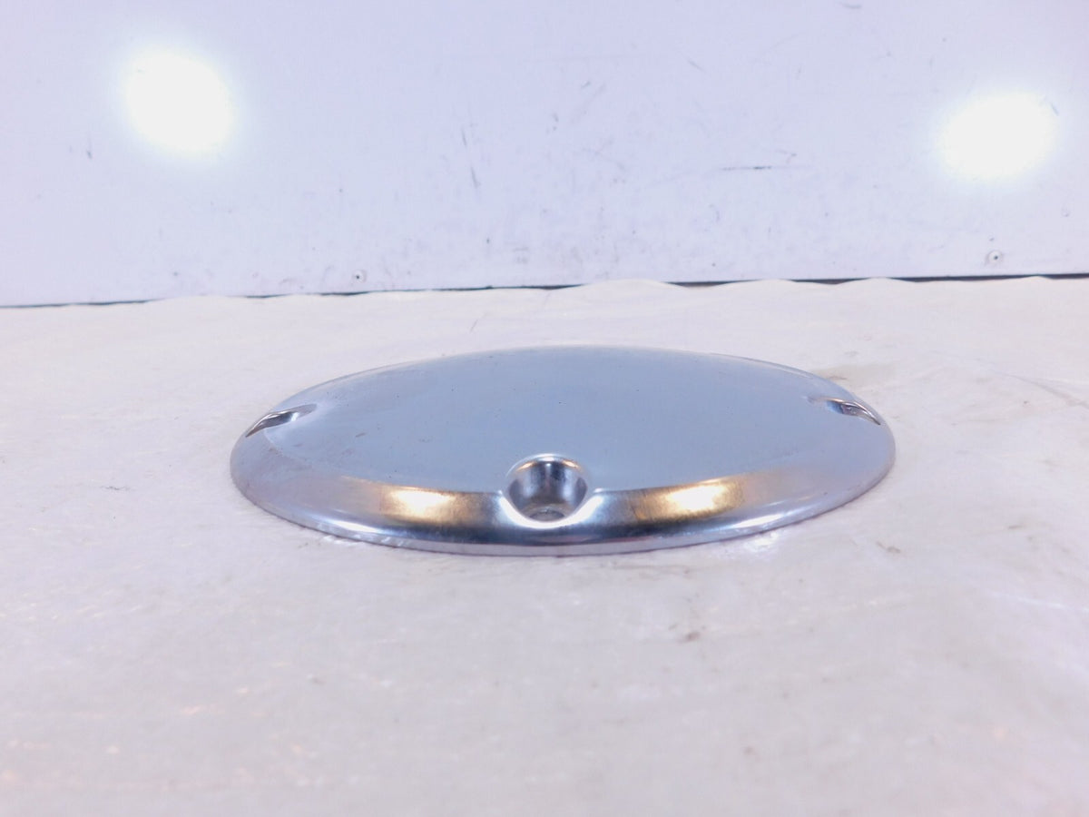 Harley Davidson Twin Cam Dyna Softail Left Engine Chrome Derby Clutch Cover - C3 Cycle