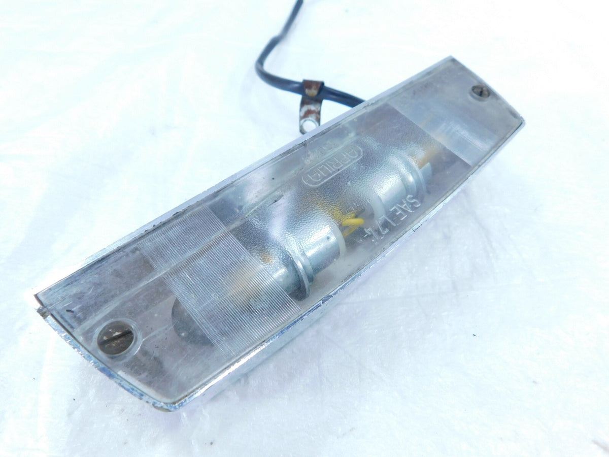 1976 76 Moto Guzzi Convert I V1000 Rear Fender License Plate Tag Light Lamp - C3 Cycle