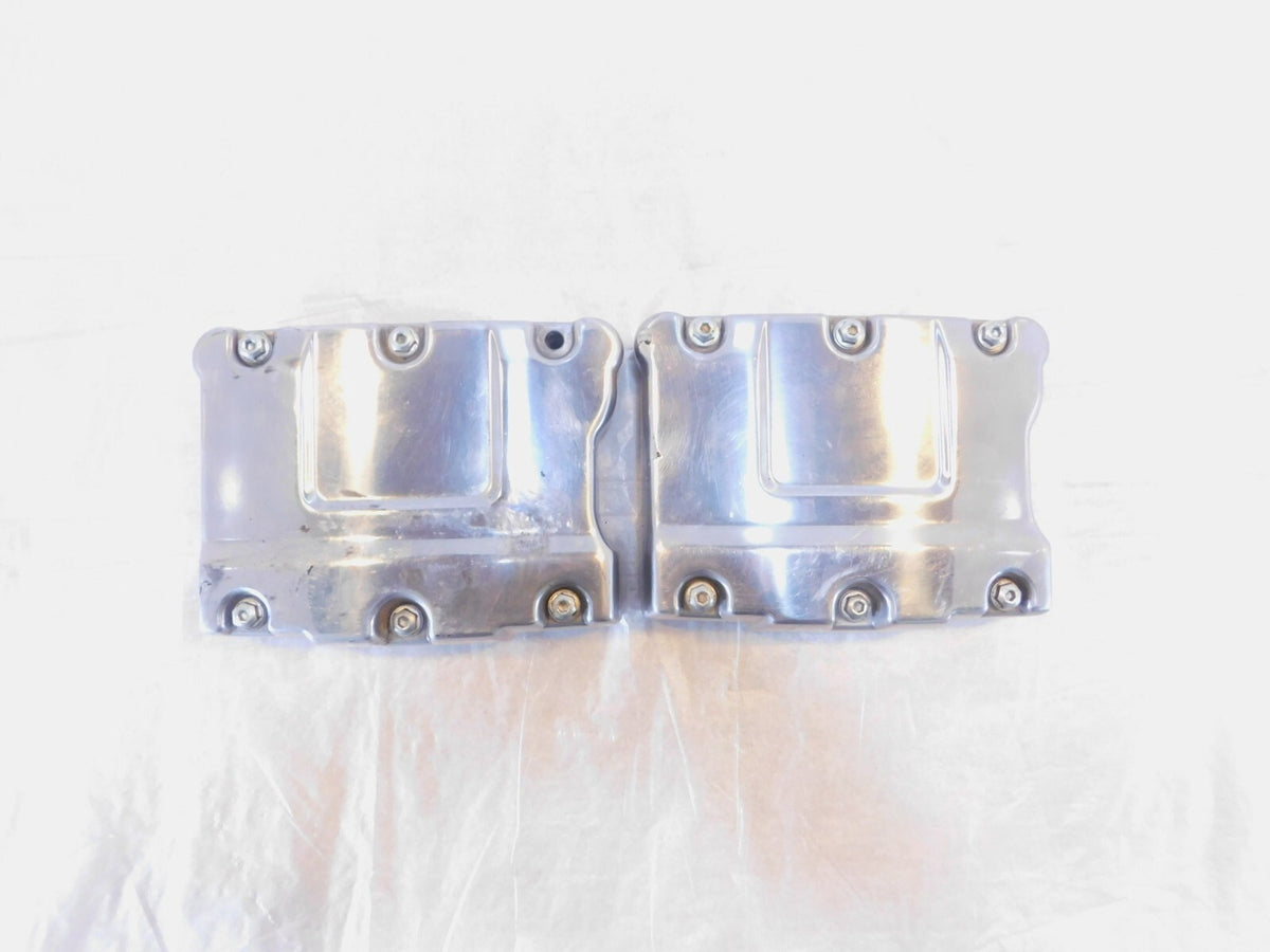 Harley Polished Twin Cam Touring Dyna Softail Cylinder Head Rocker Boxes & Arms - C3 Cycle