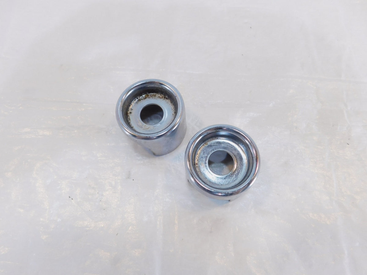 Harley Davidson Sportster 883 & 1200 Chrome Rear Shock Absorber Top Bolt Covers - C3 Cycle