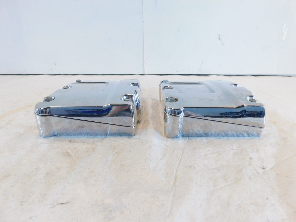 Harley Davidson Touring Dyna & Softail Chrome Cylinder Head Rocker Boxes - C3 Cycle