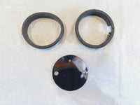 Harley Davidson Sportster 1200 & Dyna Tachometer Tach Chrome Backplate & Seal - C3 Cycle