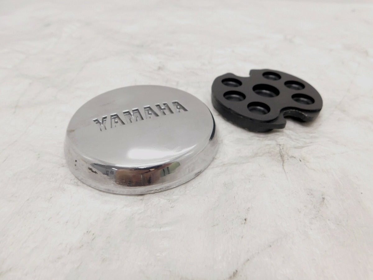1999-2014 Yamaha Road Star XV1600 XV1700 Generator Cover Cap 2 w/ Damper - Crack - C3 Cycle