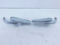 Pair Harley Dyna Sportster Softail FXR Sportster Front Chrome Rear View Mirrors - C3 Cycle