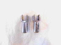 Pair Chrome Harley Davidson Softail Passenger Footpeg Peg Bracket Mount Supports