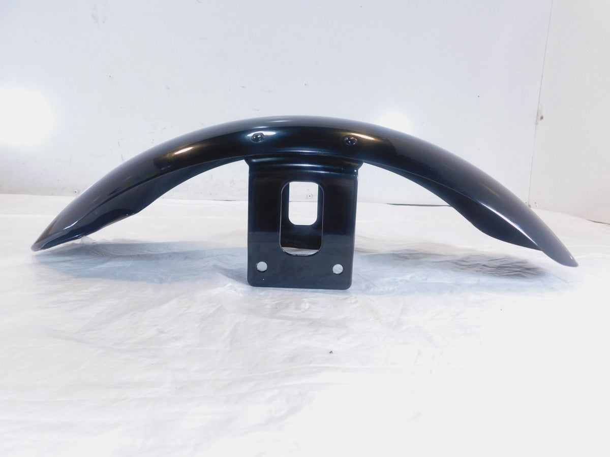 Bent Harley Davidson Sportster 883 1200 Custom Super Low Front Fender & Bracket - C3 Cycle
