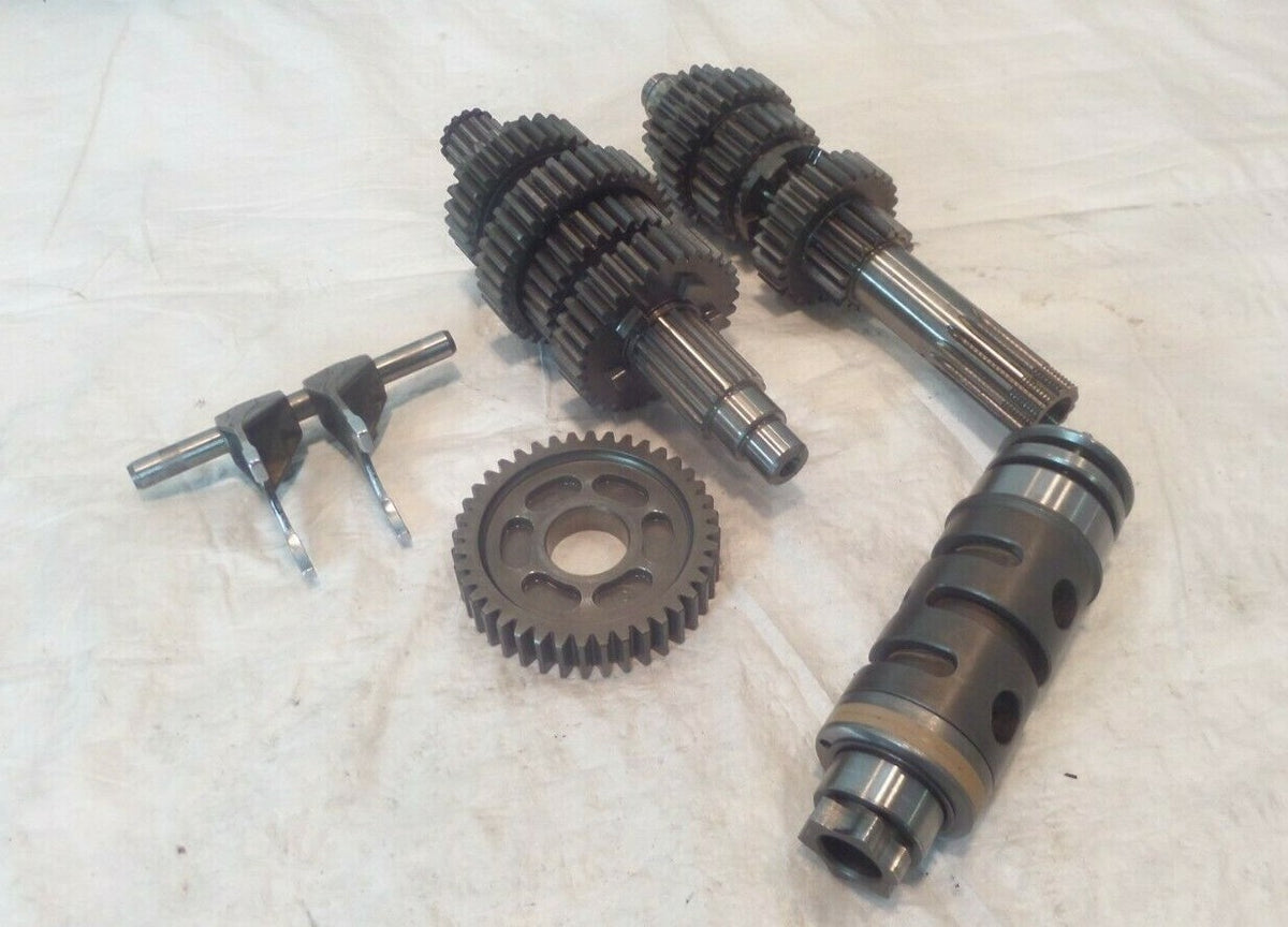 02-03 Ducati Monster 620 Engine Motor Transmission Gears & Shifter Drum w/ Forks - C3 Cycle