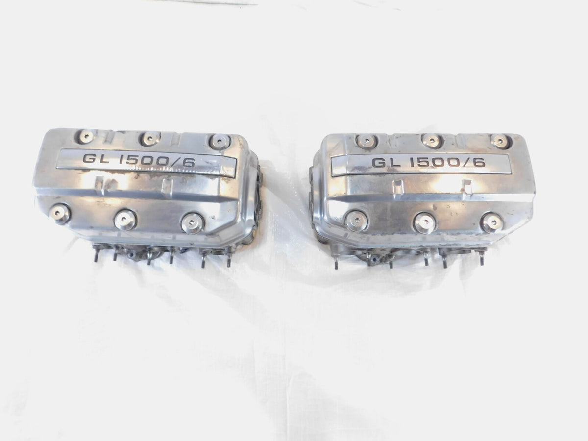 1988 & 1989 Honda Goldwing GL1500 Left/Right Cylinder Heads w/ Valves & Covers