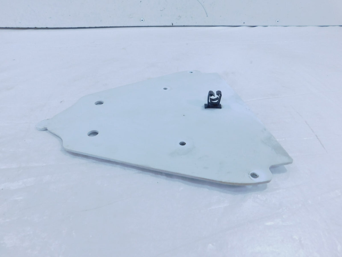 2012 Zero Motorcycle XU White Front Frame Chassis Battery Mudguard Cover Panel - C3 Cycle