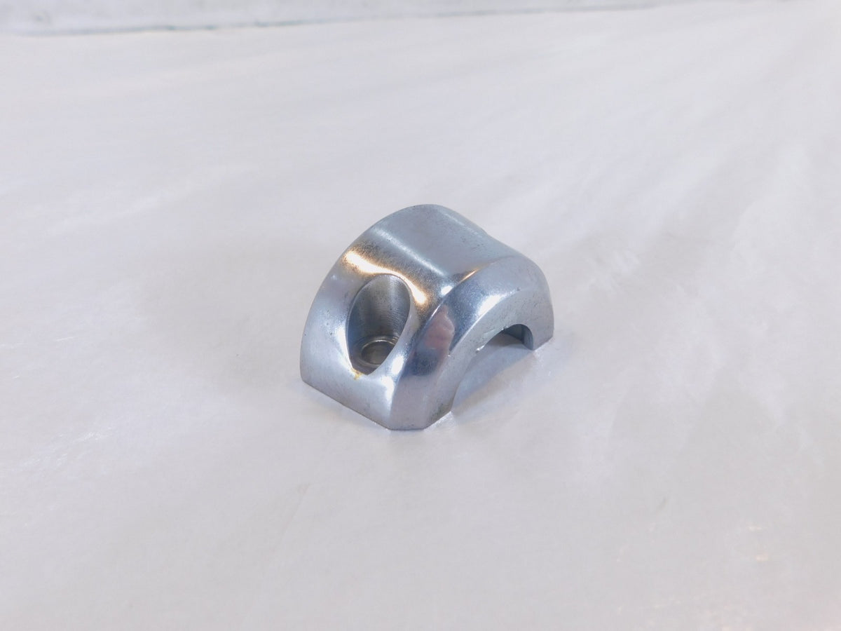 Harley Dyna Softail & Sportster Chrome Clutch Lever Perch Mount Clamp Brackets - C3 Cycle