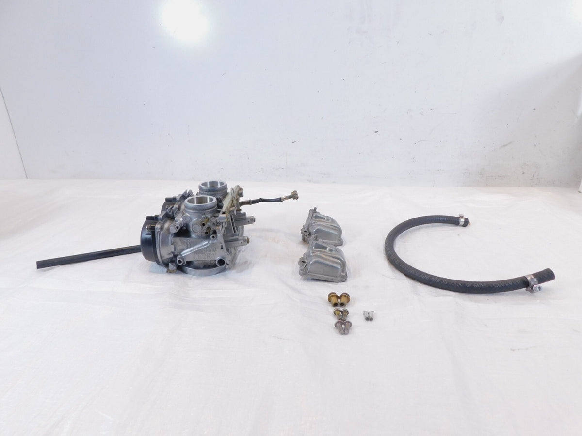 97-00 BMW F650 Funduro F650ST Mikuni Air Fuel Intake Carburetor Carb Rack Parts - C3 Cycle