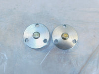 86-06 Kawasaki VN750 Vulcan 750 Left/Right Rear Swingarm Pivot Boss Cover Caps - C3 Cycle