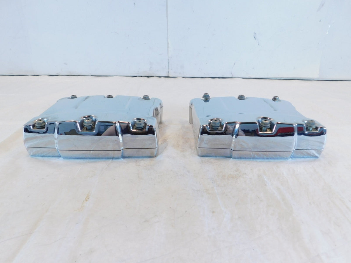 Harley Davidson Touring Dyna & Softail Chrome Cylinder Head Rocker Boxes - C3 Cycle